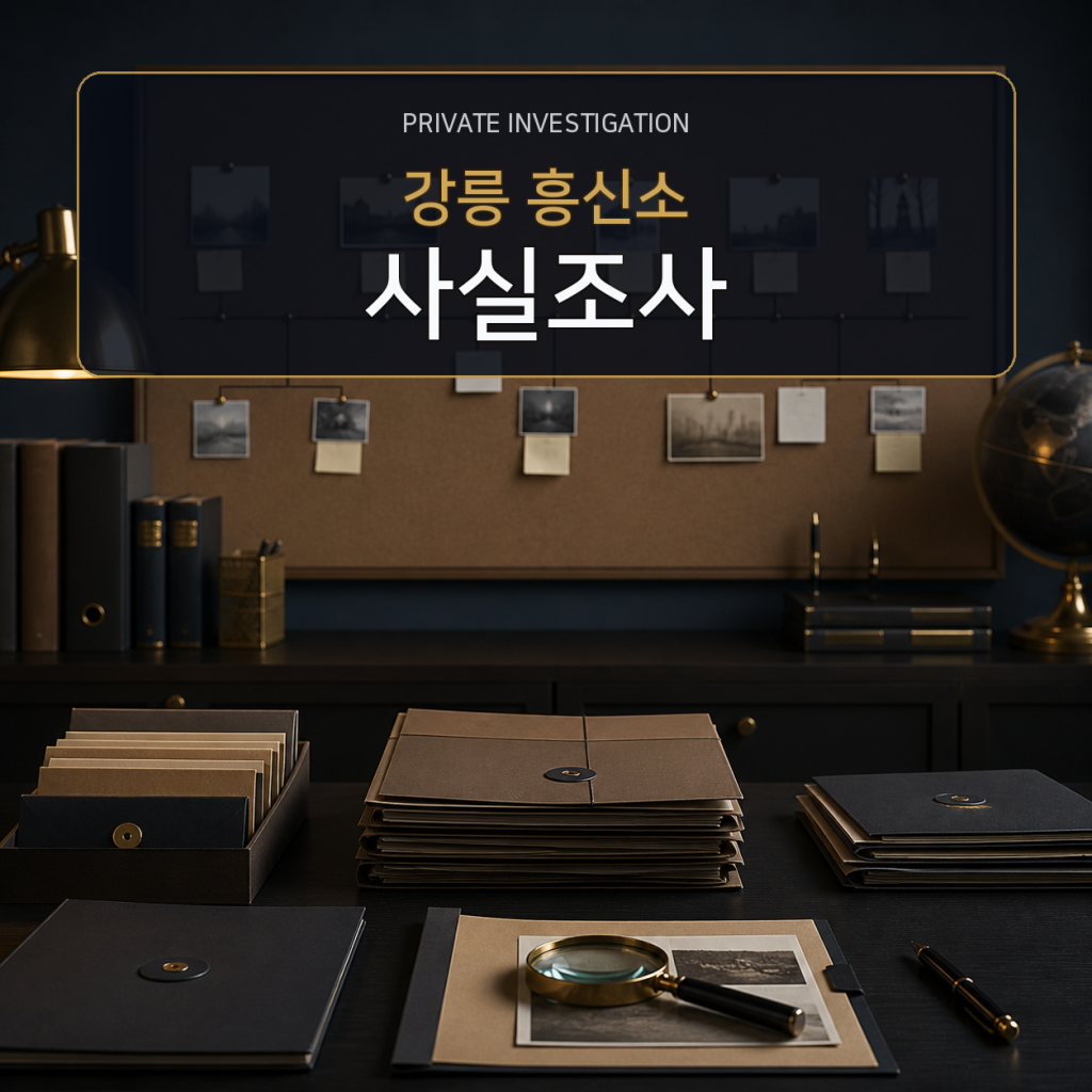 강릉 사실관계 조사 전문 흥신소