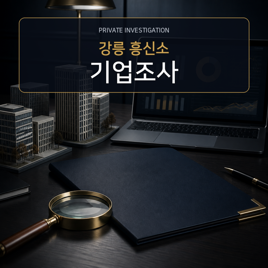 강릉 기업·거래처 조사 전문 흥신소