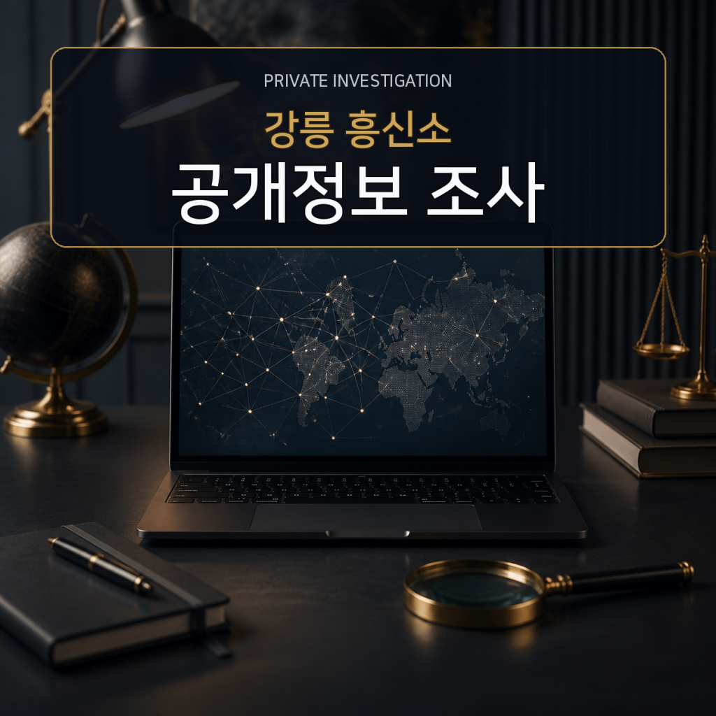 강릉 디지털 공개정보 조사 전문 흥신소